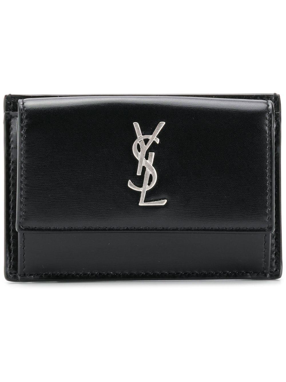 ysl wallet black