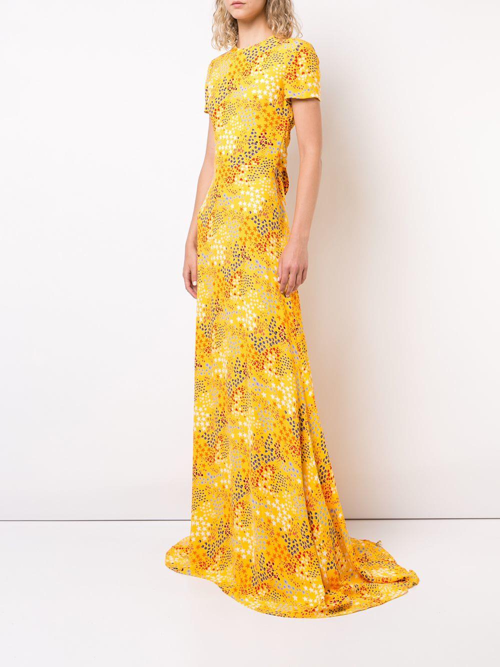 carolina herrera yellow gown