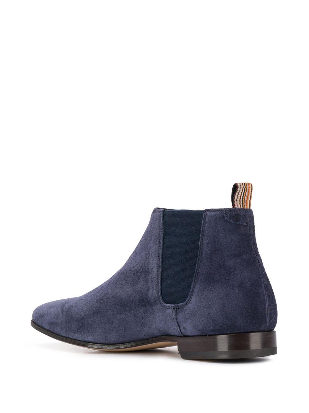 Paul Smith Suede Chelsea Boots in Blue for Men | Lyst