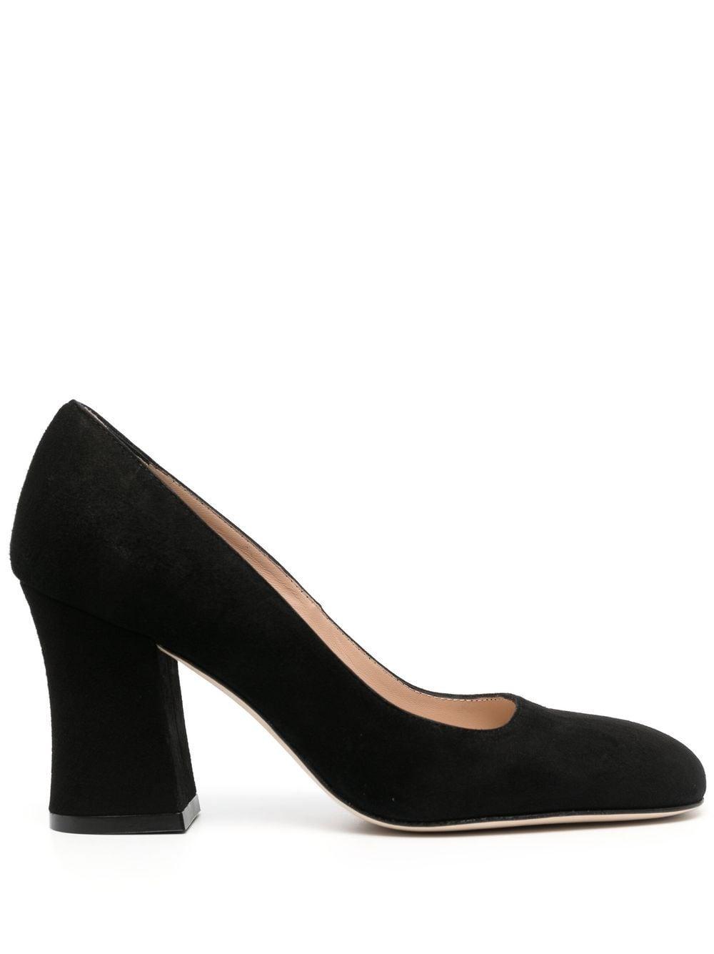 Stuart Weitzman 80mm Blockheel Pumps in Black Lyst UK