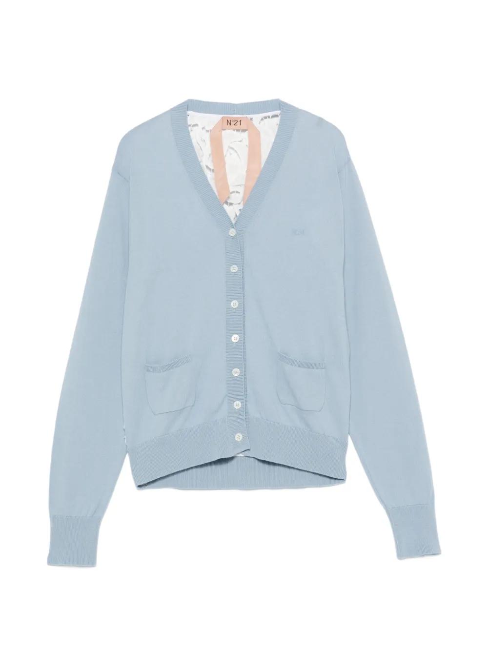 N°21 カーディガン ブルー　Vネック N°21 Cardigans for Women | Online Sale up to 78% off | Lyst