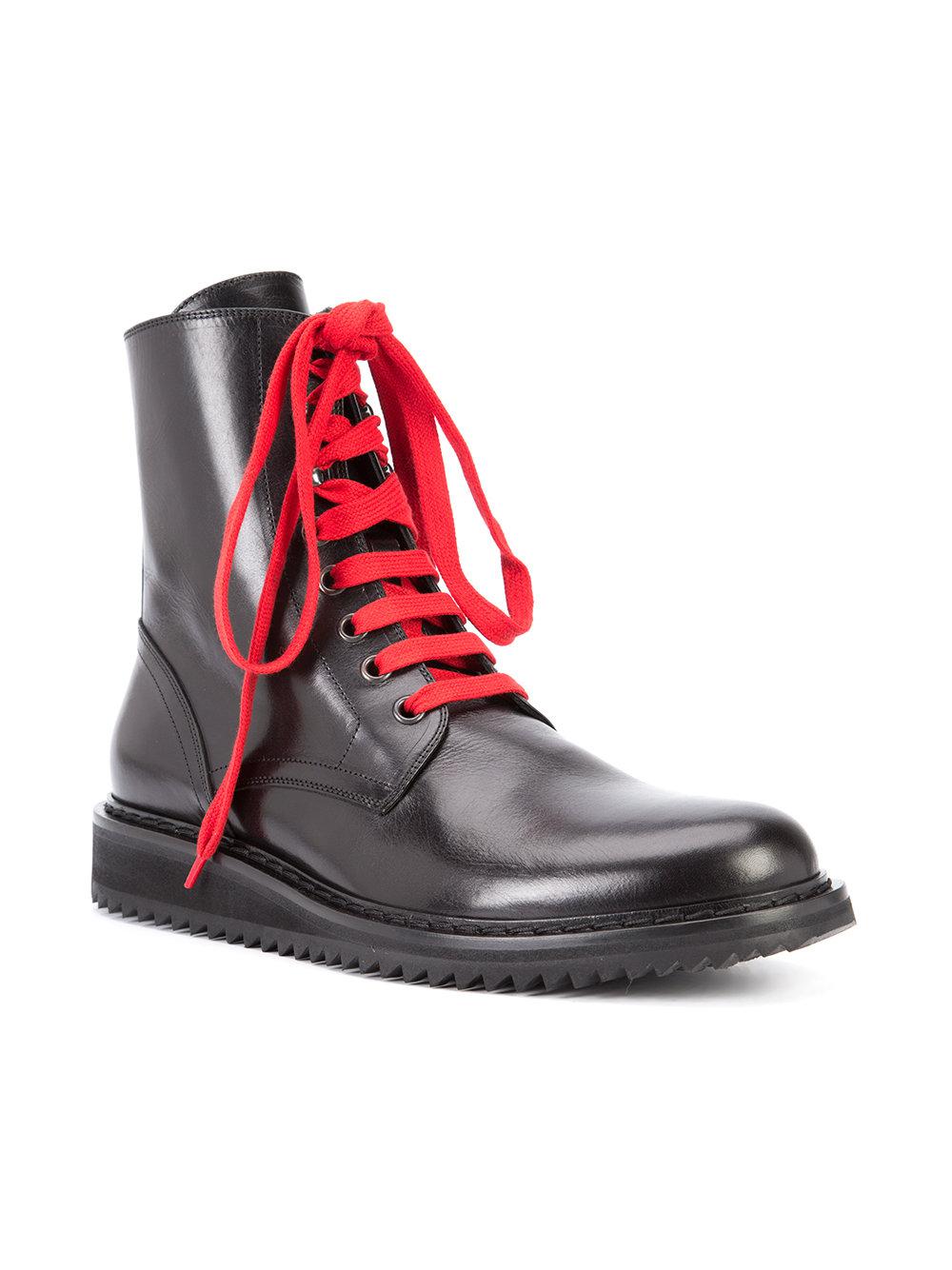 ann demeulemeester glace boots