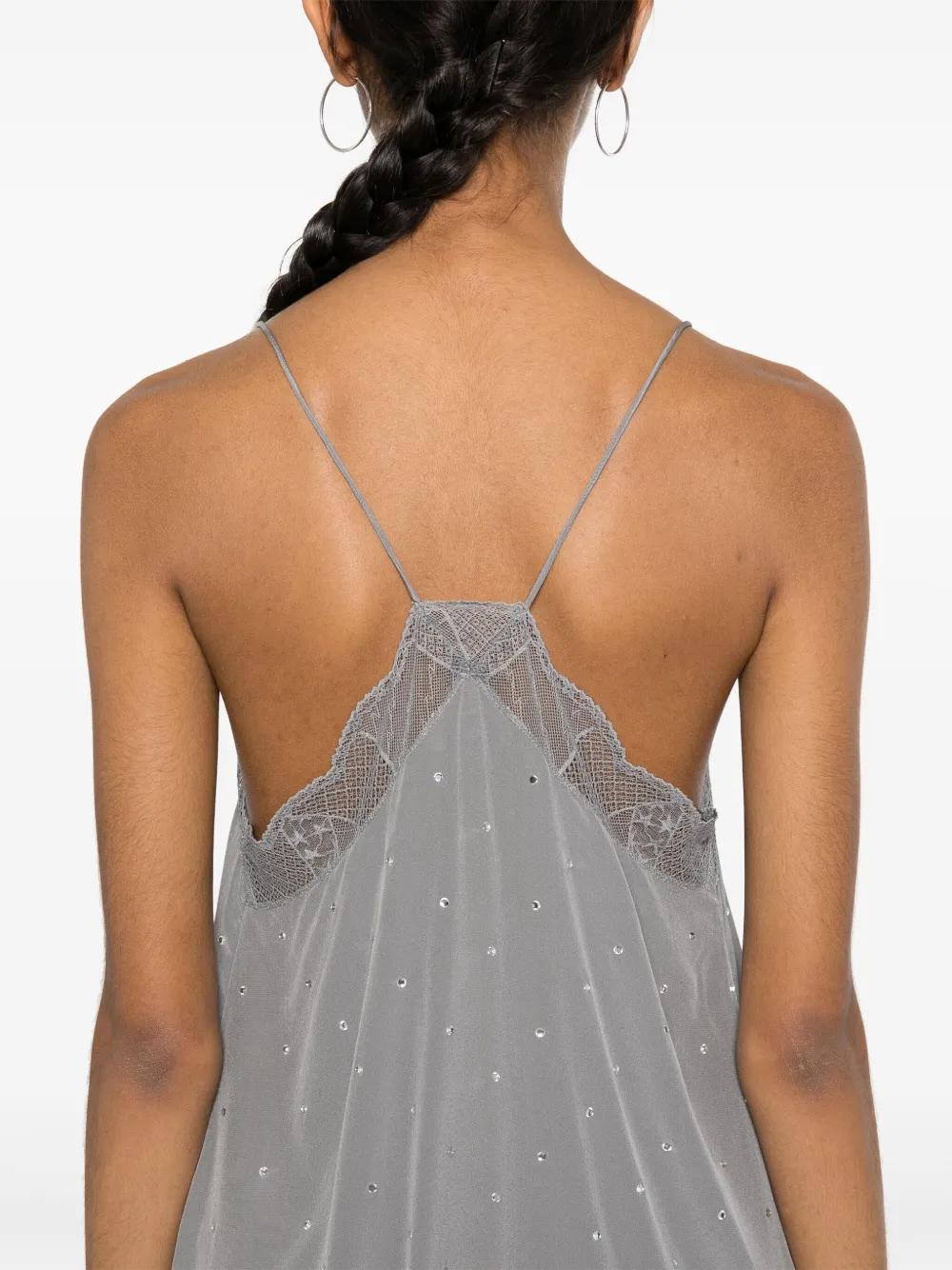 chinese dress ladies Zadig & Voltaire Women's Alanis Cotton Dentelle Dress - Ecru