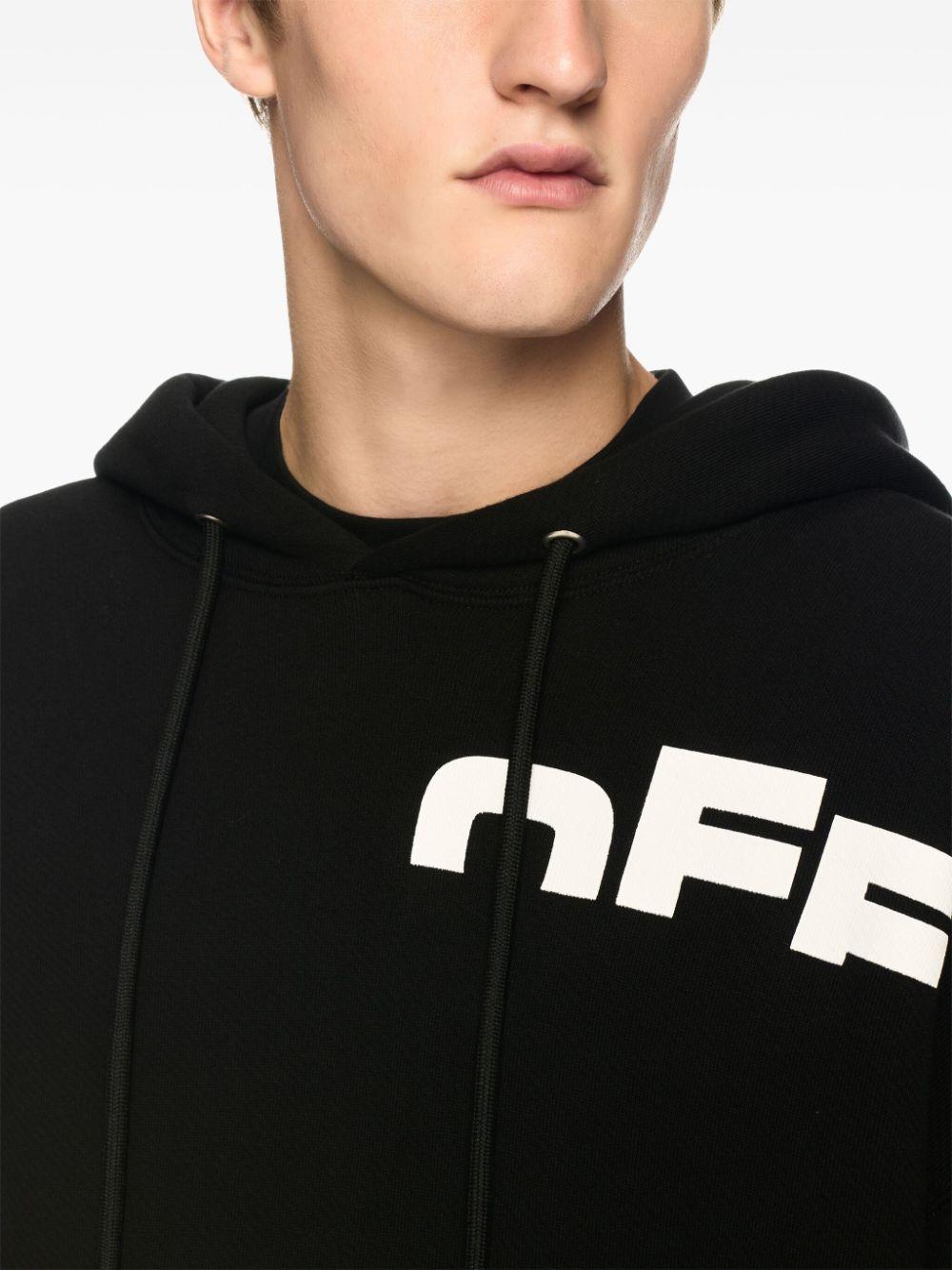 Off white masked face hoodie sale
