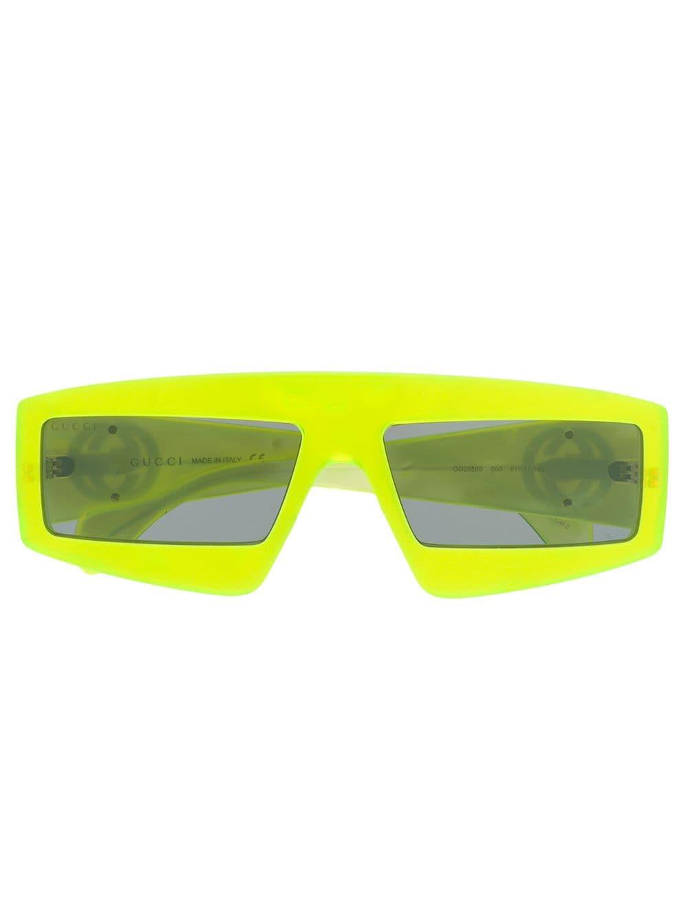 Gucci Neon Sunglasses in Yellow | Lyst