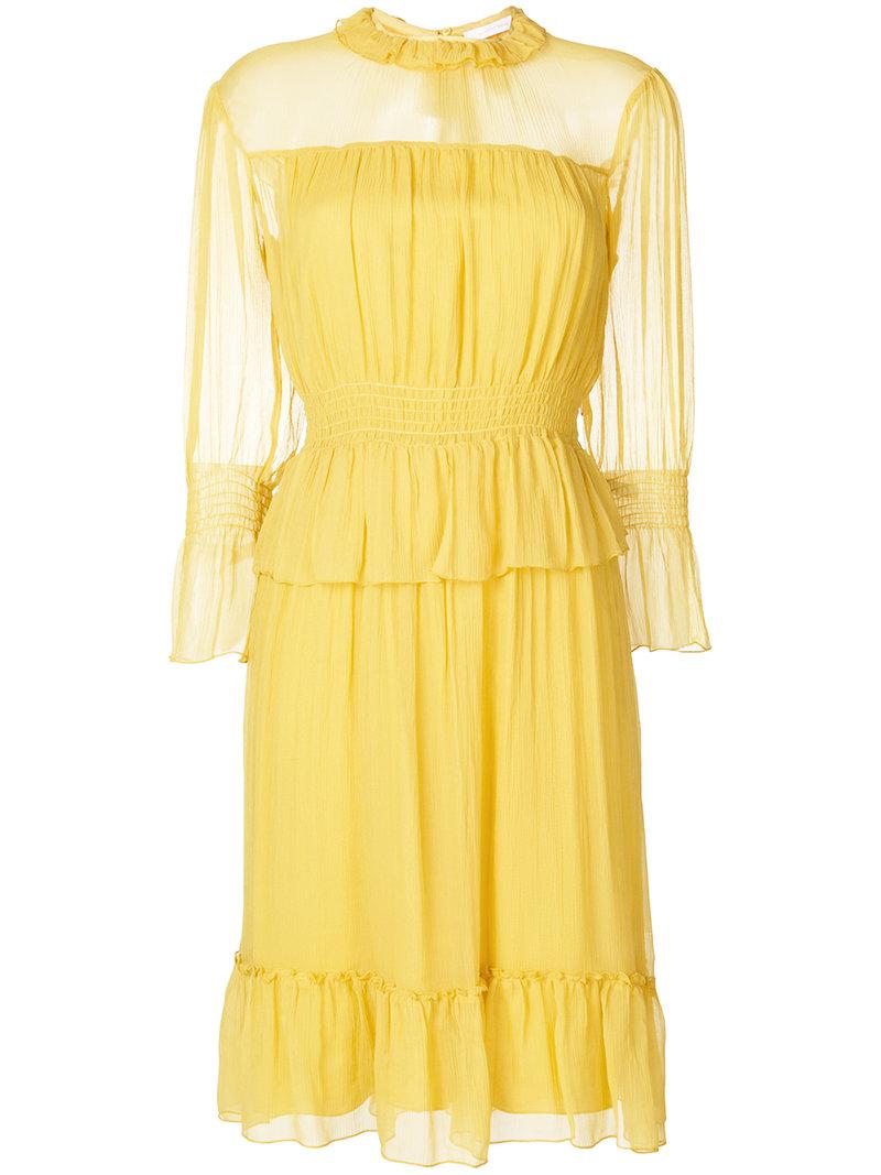 chloe yellow dress