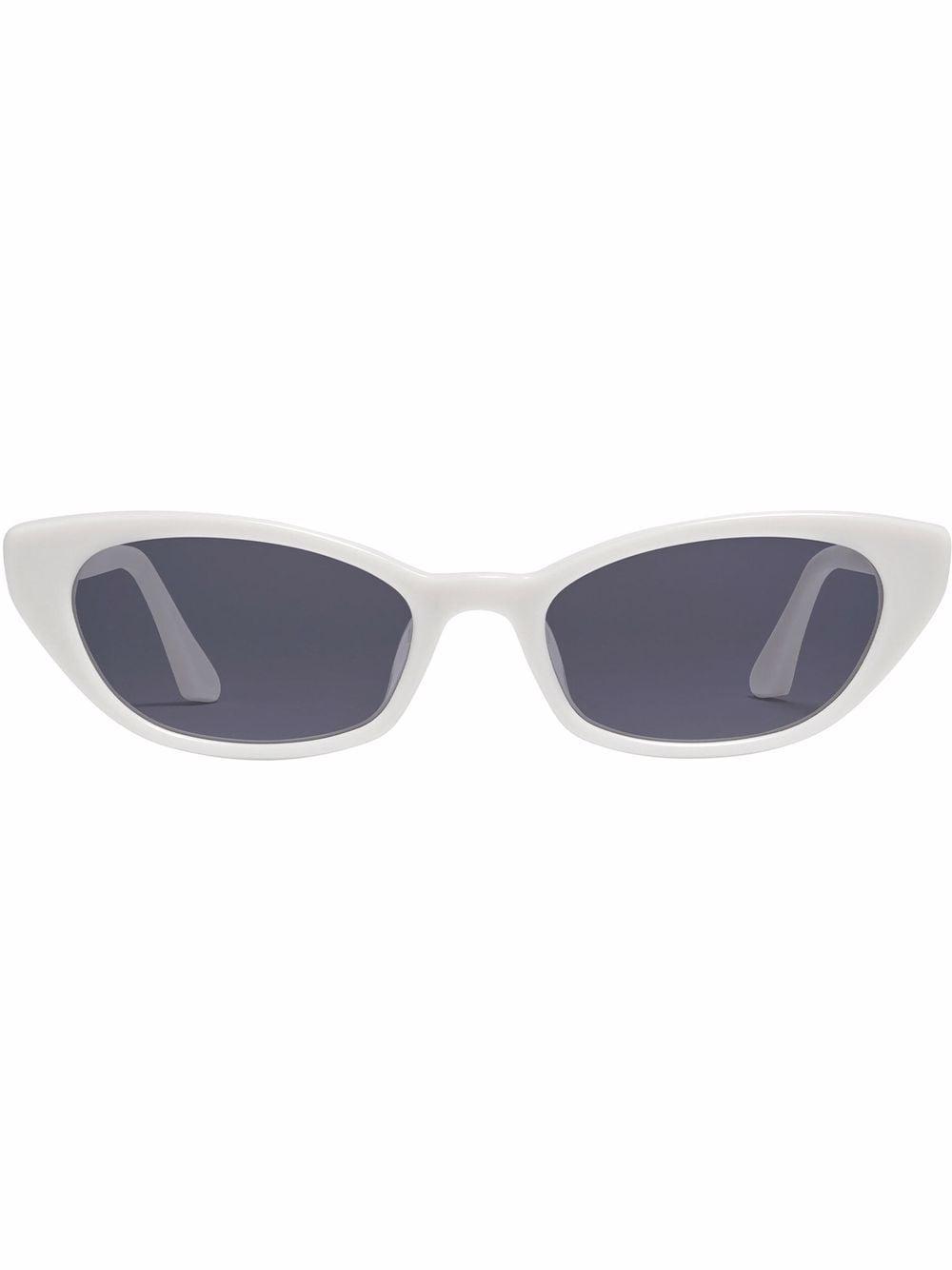 Blue Pesh G7 tinted cat eye sunglasses Farfetch Accessories Sunglasses Cat Eye Sunglasses 