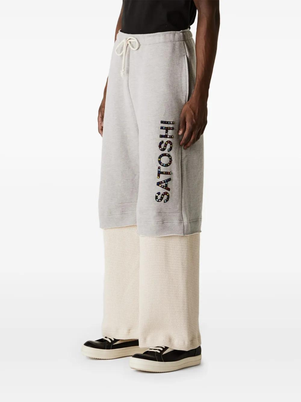 Satoshi Nakamoto Double-Layered Track Pants in Blue for Men | Lyst