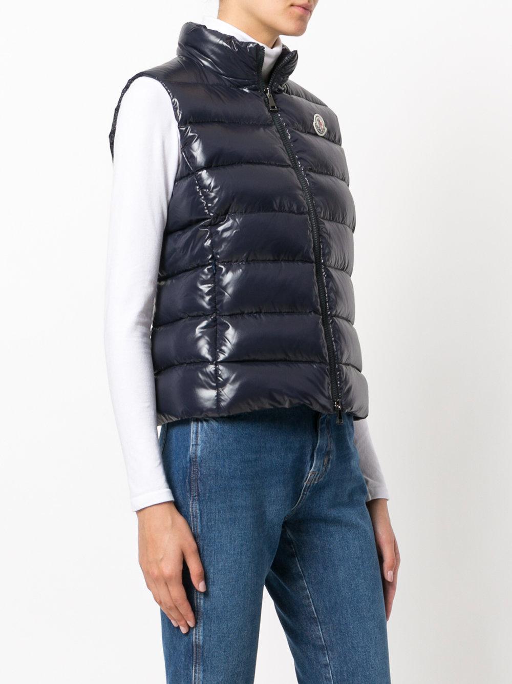 Moncler Goose Ghany Gilet Jacket in Blue Lyst