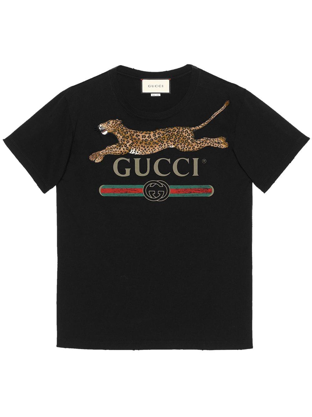 t shirt logo gucci