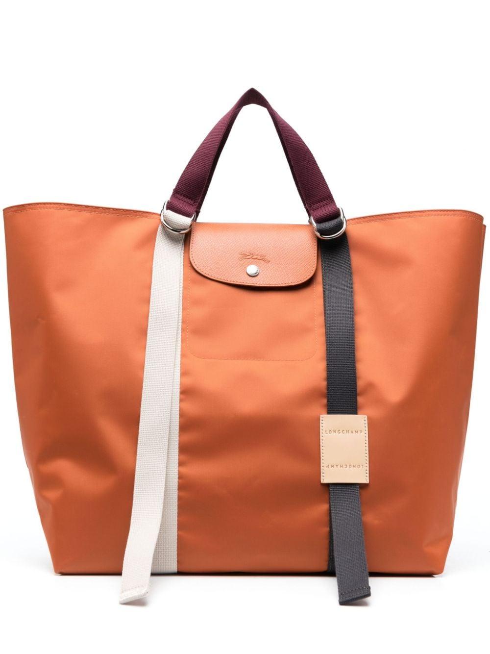 Longchamp Xl Le Pliage Re-play Tote Bag in Orange | Lyst