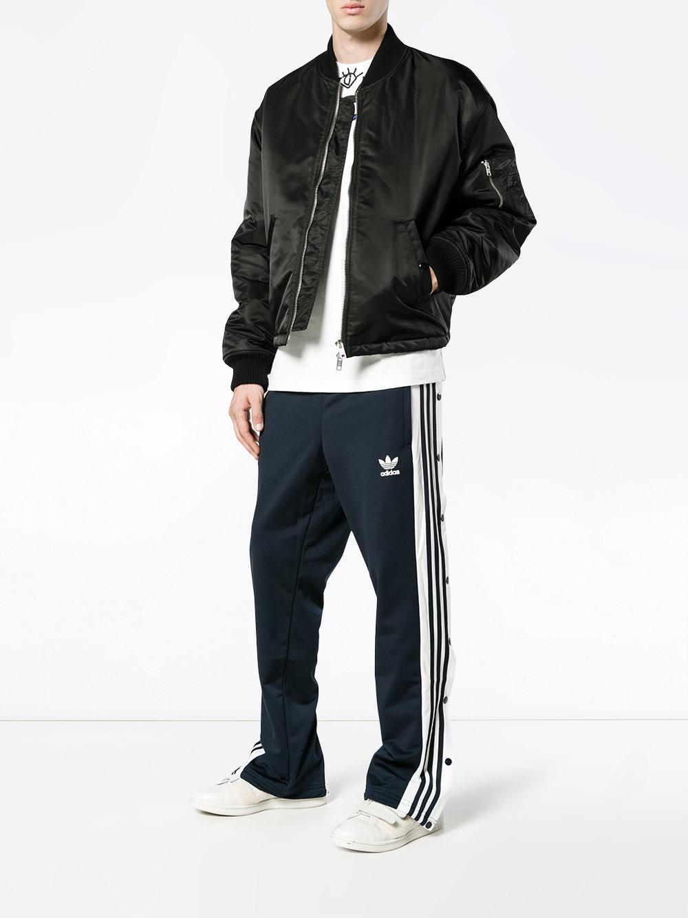 bomber jacket with track pants