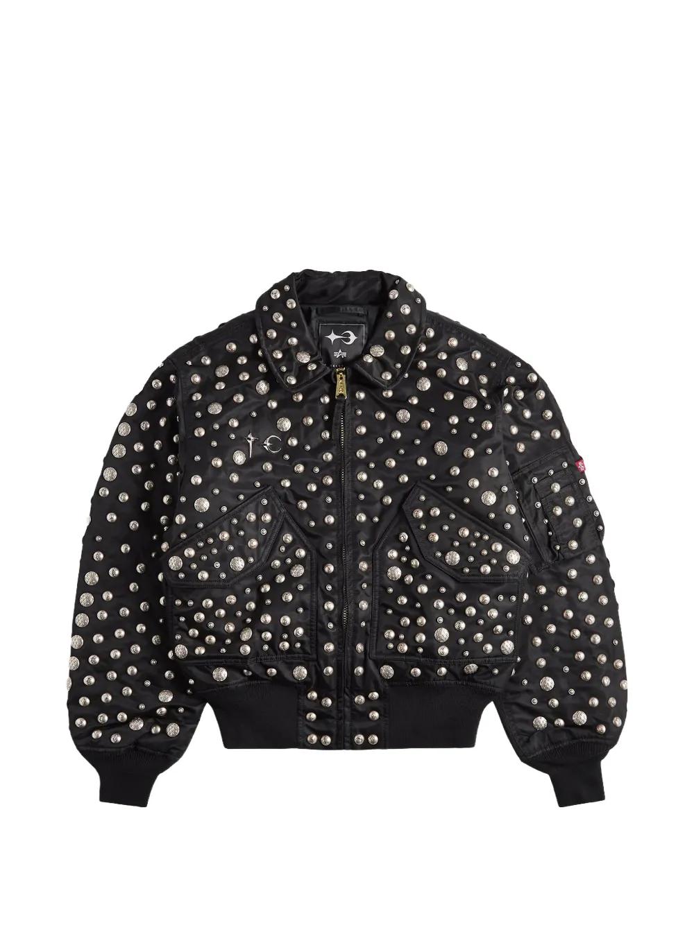 THUG CLUB Alpha Bomber Jacket in Black for Men | Lyst