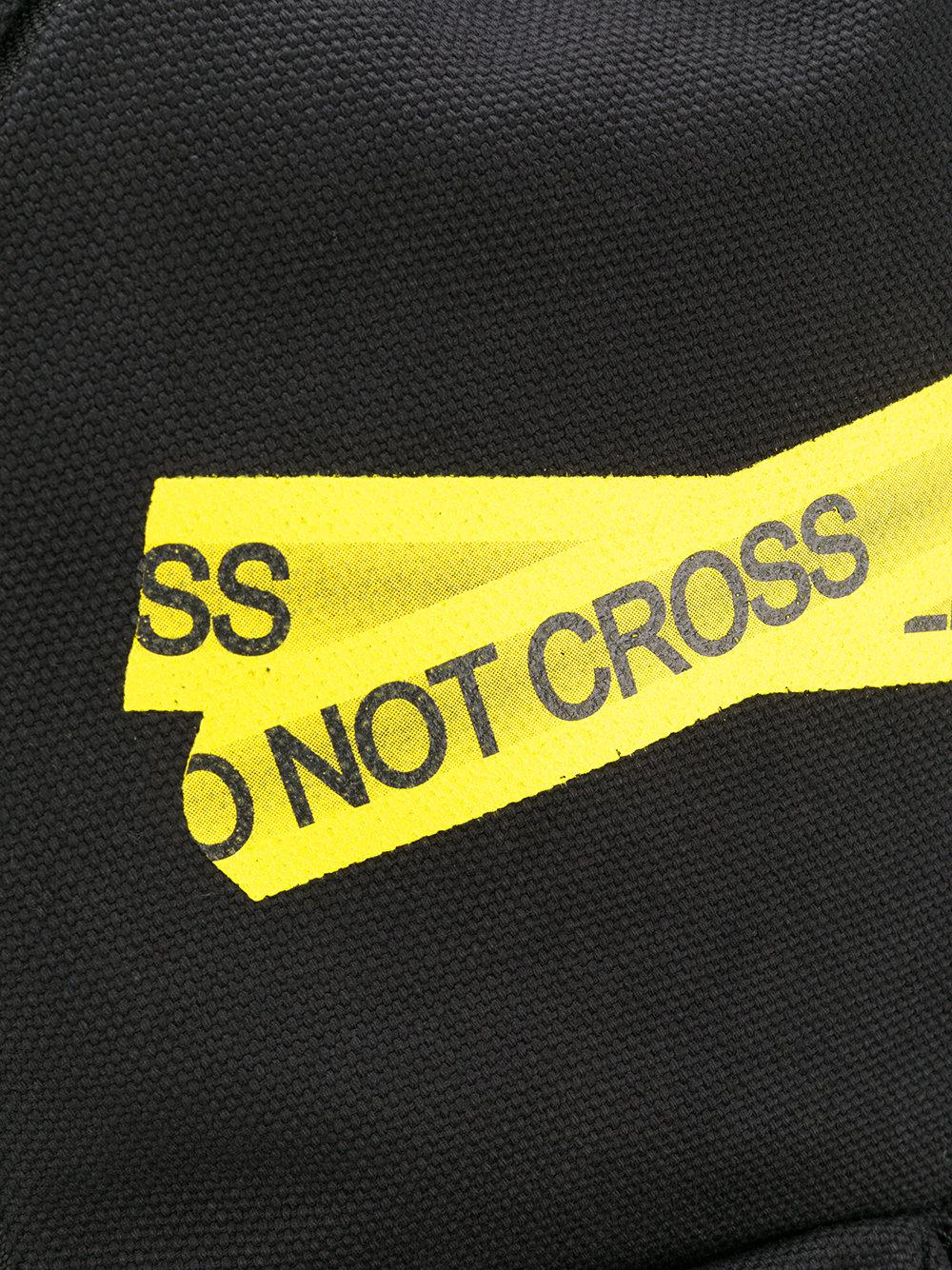 off white firetape backpack