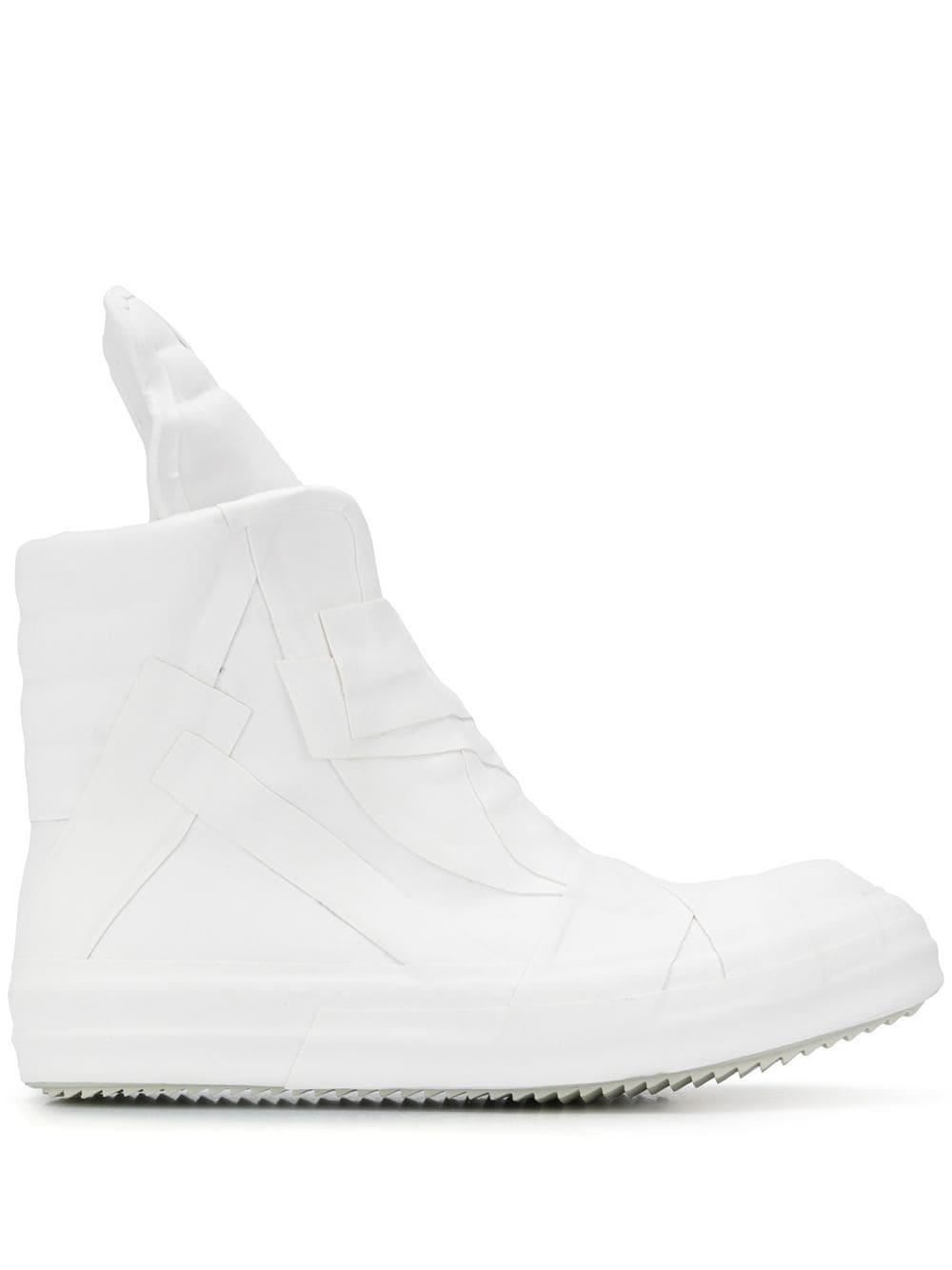 Rick Owens Long Tongue Hi-tops in White for Men | Lyst