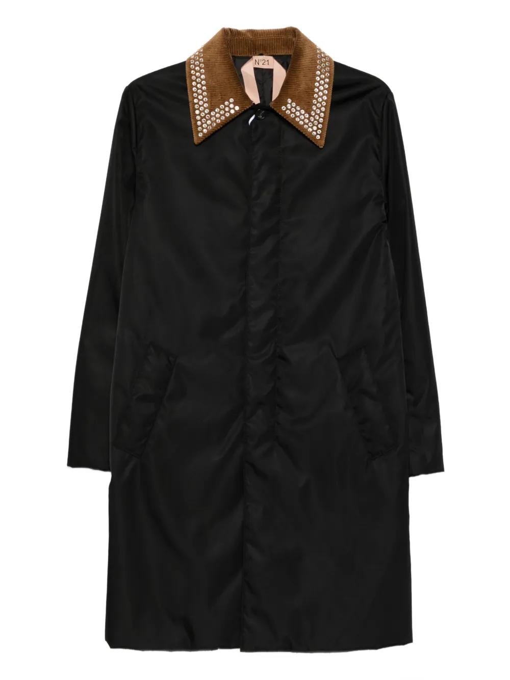 N° 21 Woman Coat Blue N0213028 6490 N°21 Coat - Blue - Women | N02130286490 | Shop online at THEBS