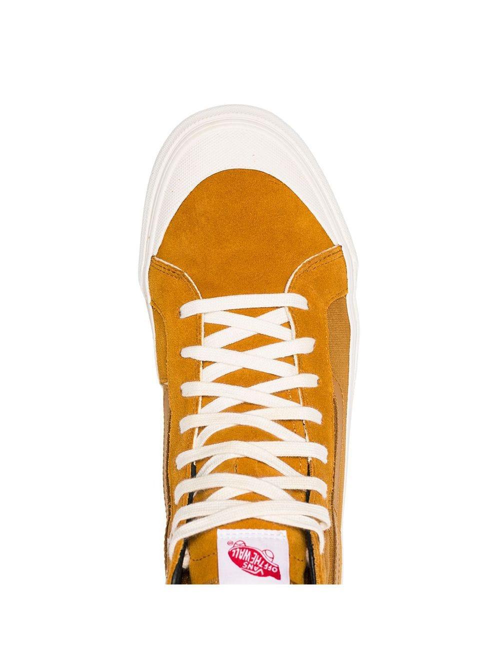Vans Mustard Yellow Og Style 138 Hi-top Suede Sneakers for Men | Lyst