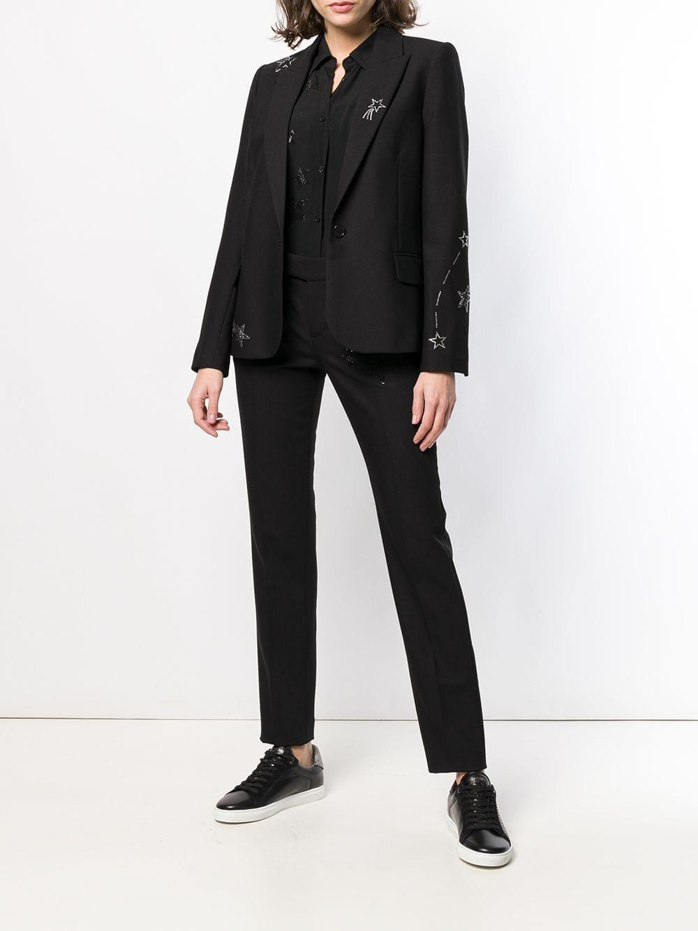 ZADIG&VOLTAIRE スター刺繍テーラードジャケット ブレザー NEW ZADIG 