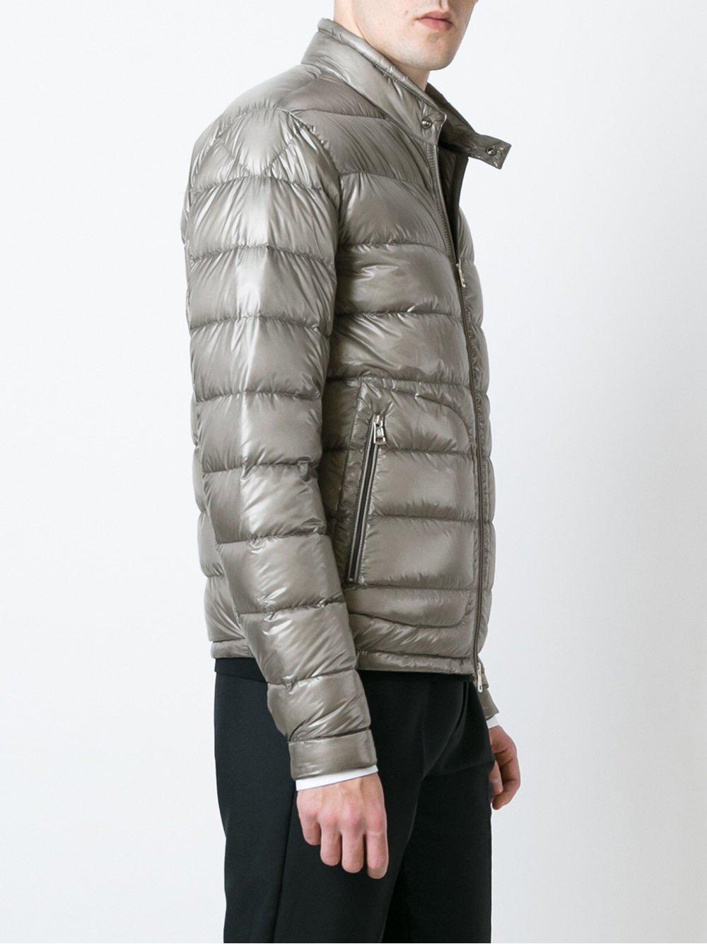 Moncler 'acorus' Padded Jacket in Grey for Men | Lyst Canada