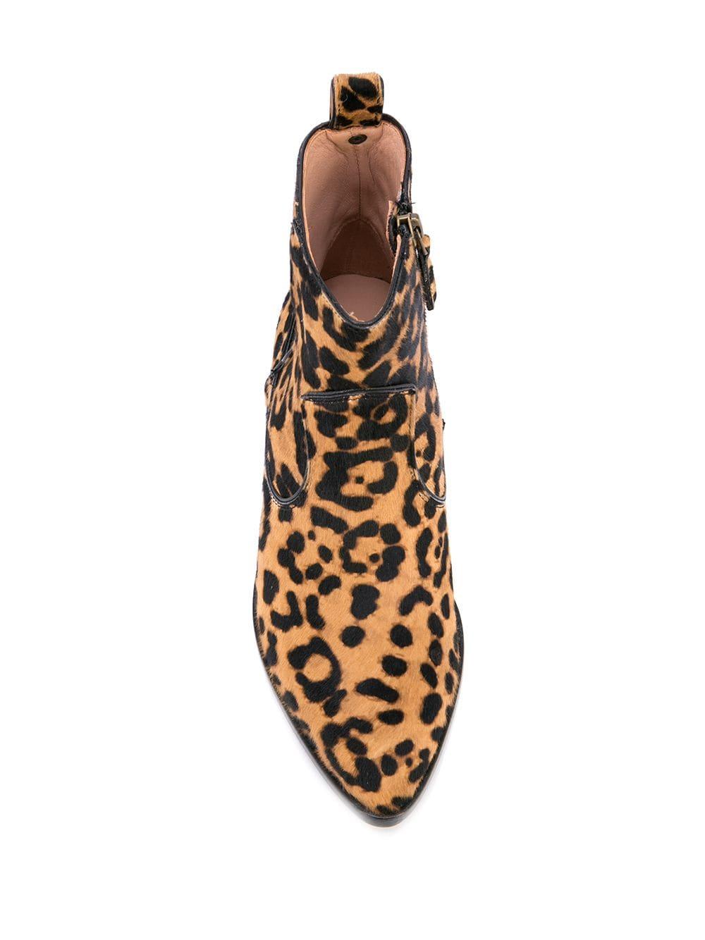 veronica beard leopard boots