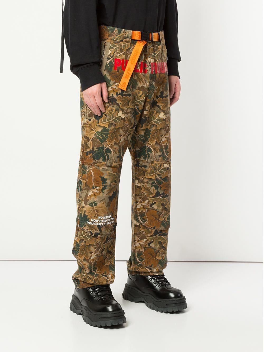 camo hiking pants