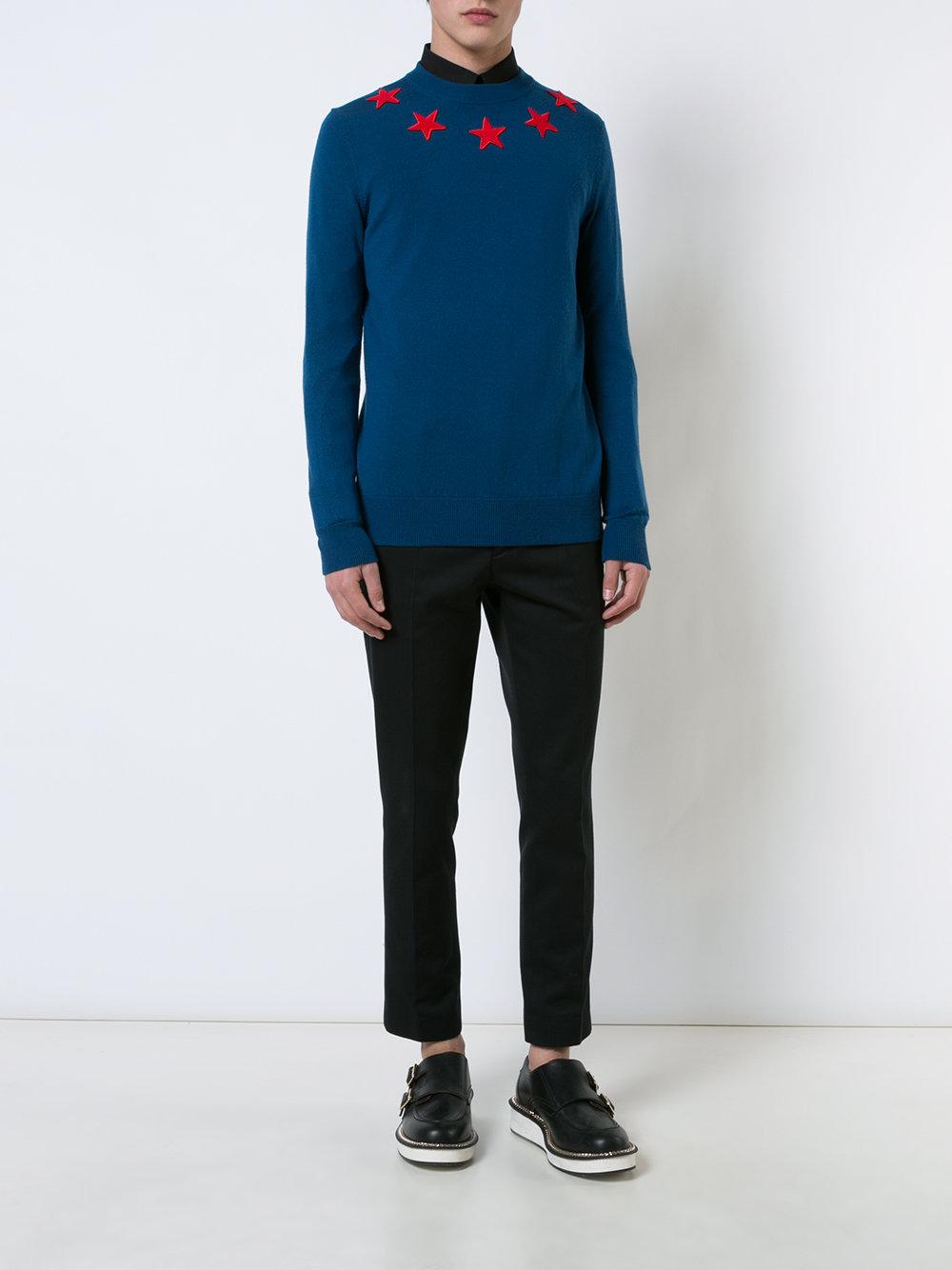 mens givenchy star jumper