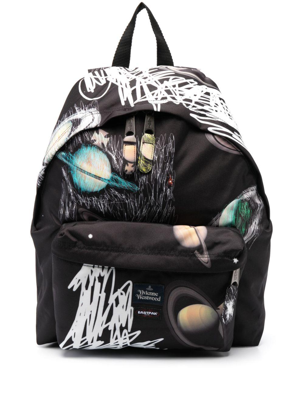 Eastpak X Vivienne Westwood Graphic-print Backpack in Black