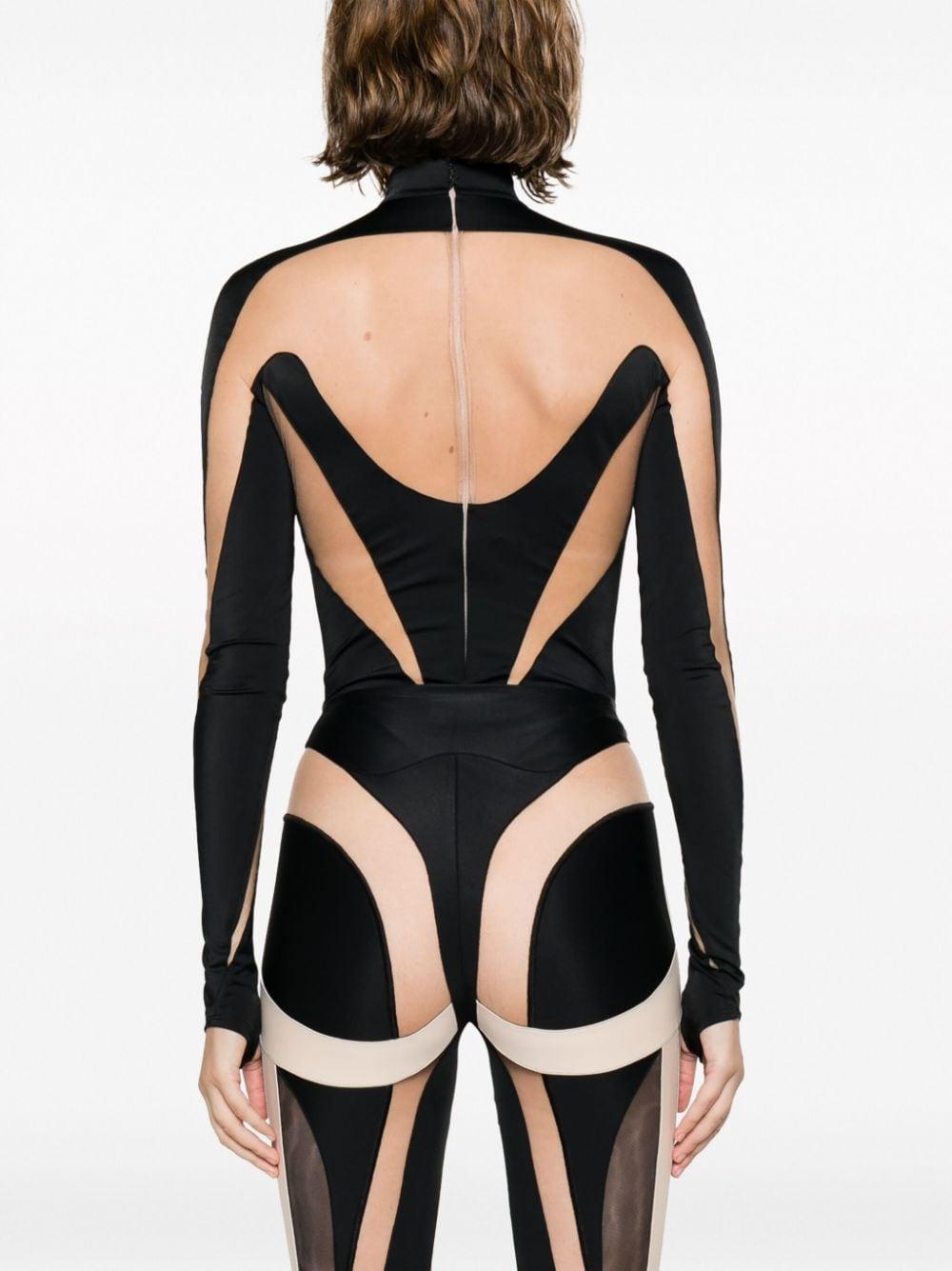 Mugler Illusion Shaping Bodysuit - Farfetch