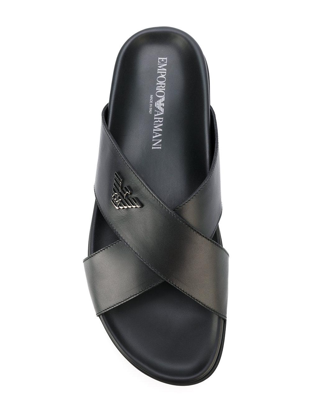 armani pool sliders