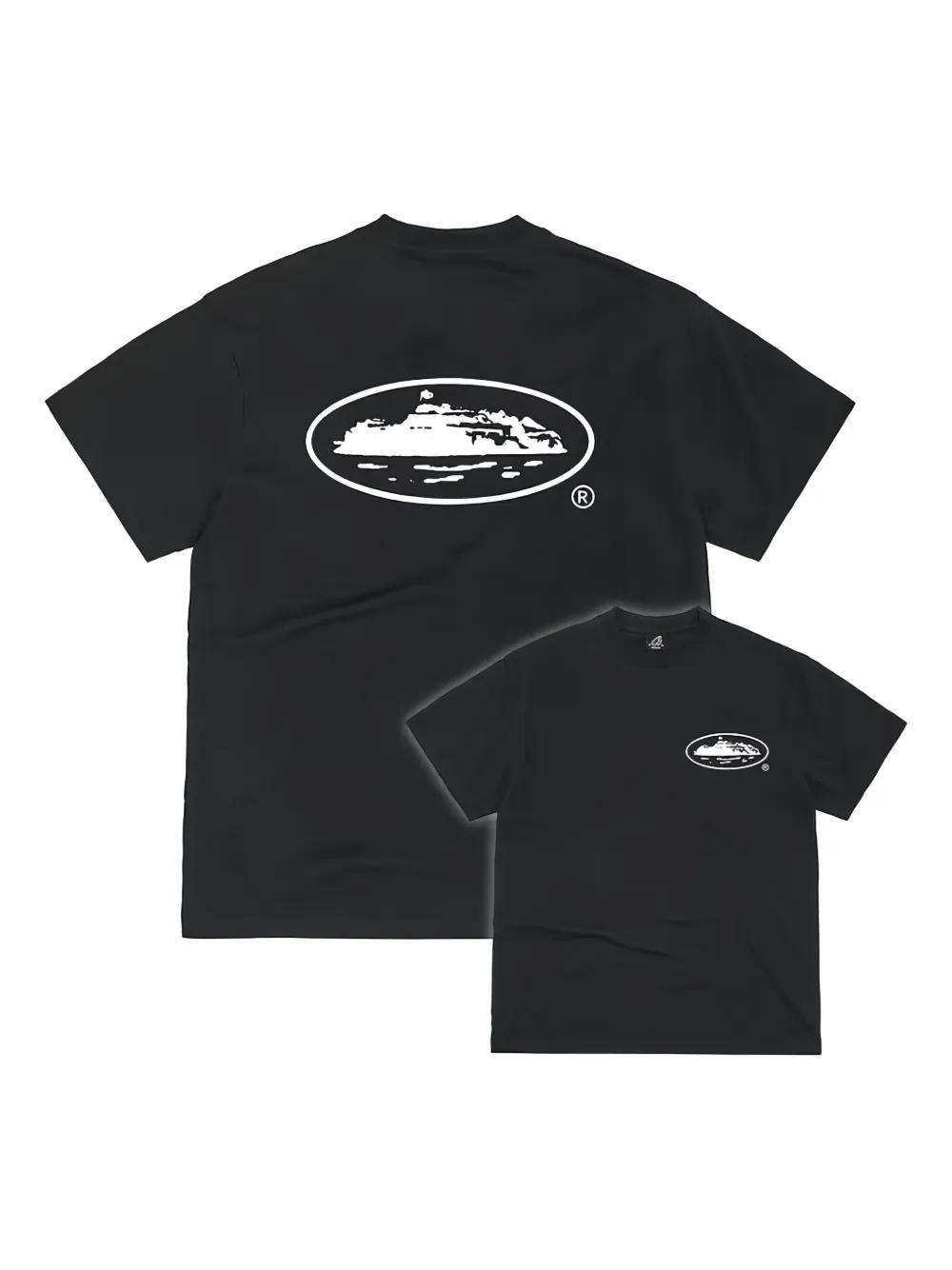 corteiz-black-Og-Island-Logo-T