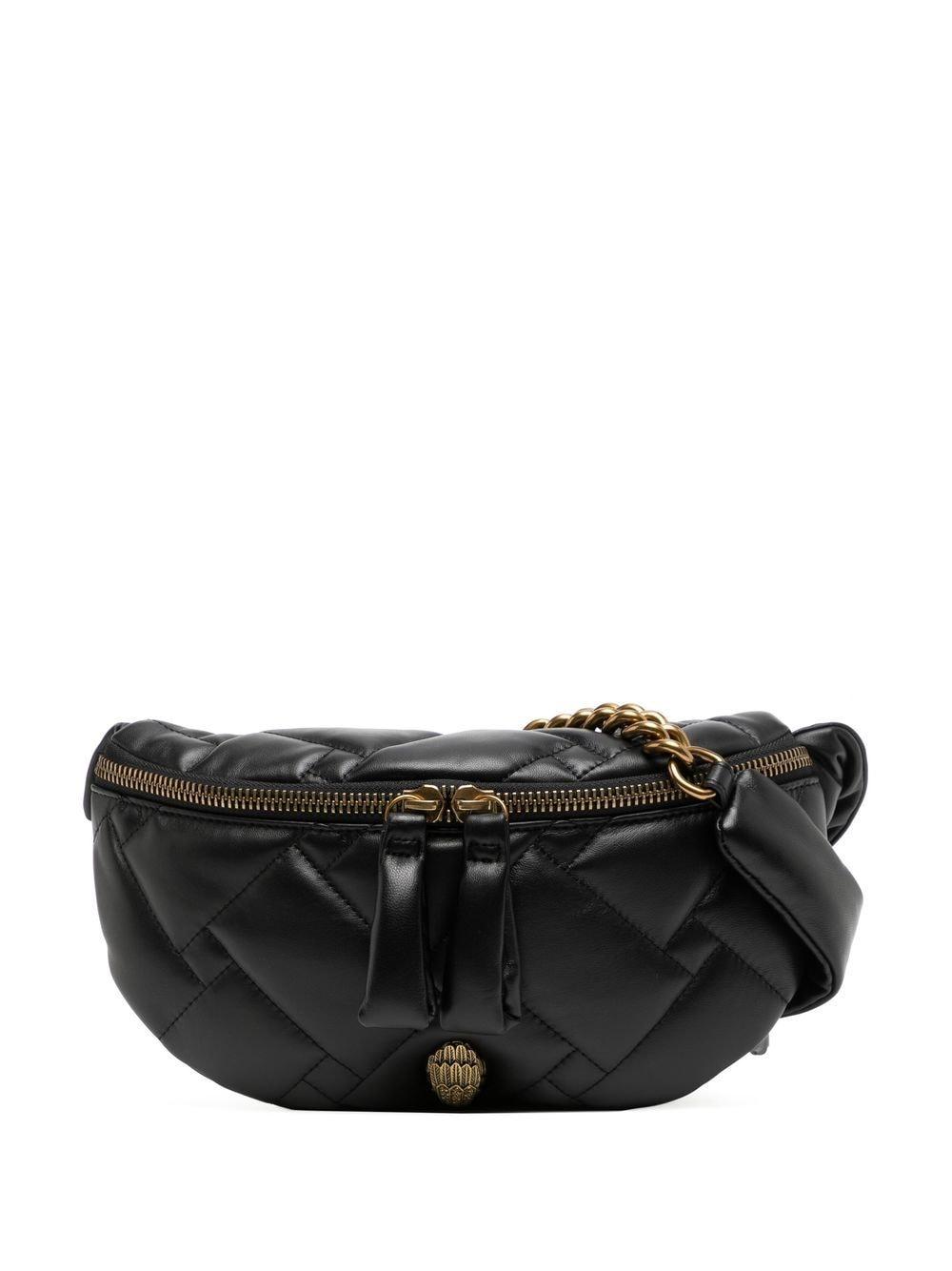Kurt Geiger Kensington Soft Belt Bag in Black | Lyst