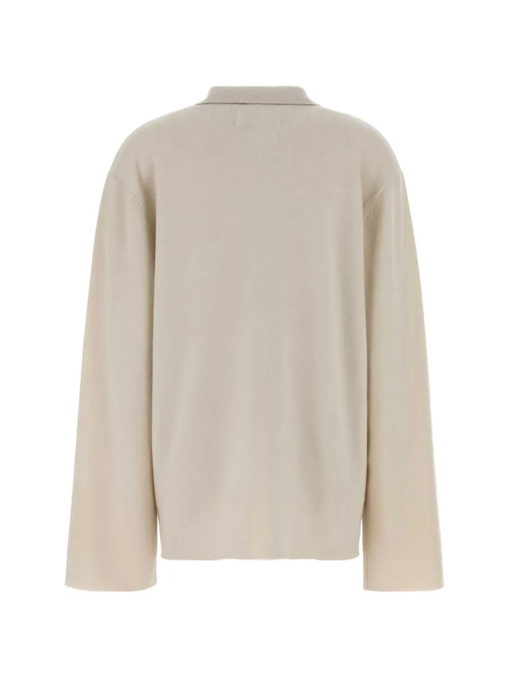 P*s様 extreme cashmere alligator polo n°1 Extreme Cashmere Alligator Polo Shirt in White | Lyst