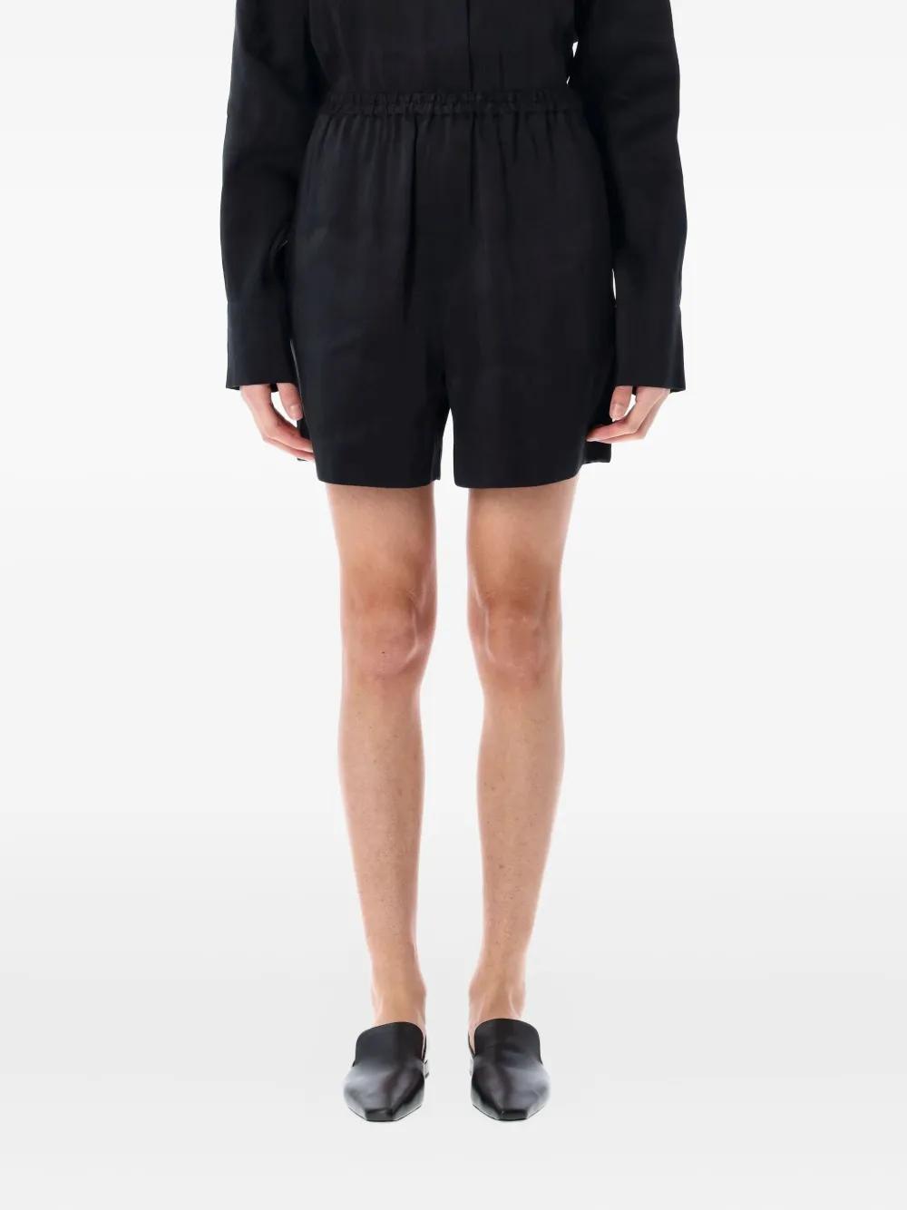 【関税込み】Loulou de Saison ブラウン Adonia ショートパンツ レディース Loulou de Saison ハーフパンツ | オンラインセール