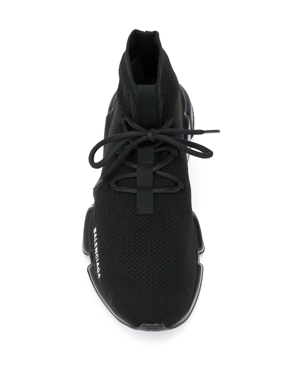 Balenciaga Speed Lace Trainers in Black for Men - Save 37% - Lyst