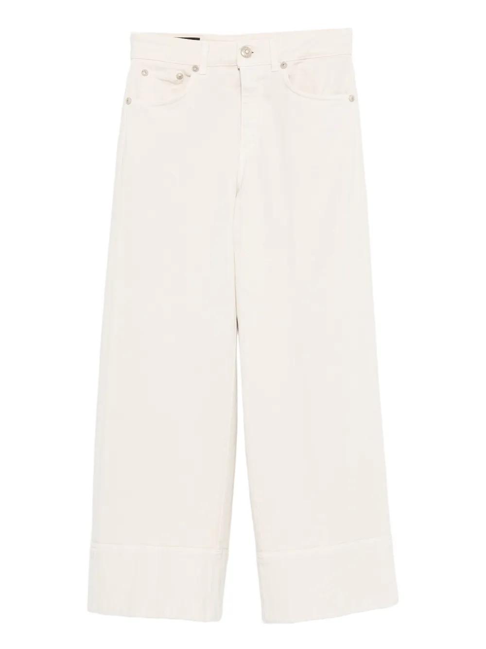 パンツ DONDUP Women Straight Pants DP268B BS0030 IX5W000 White パンツ DONDUP Women Straight Pants DP268B BS0030 IX5W000