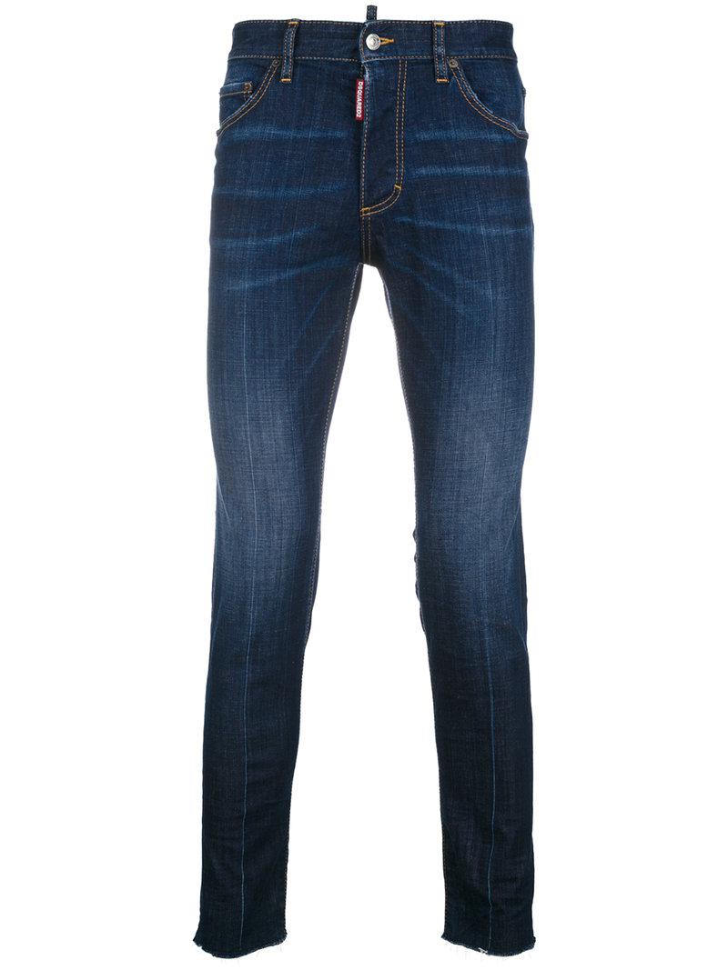Lyst - DsquaredÂ² Skinny Dan Jeans in Blue for Men