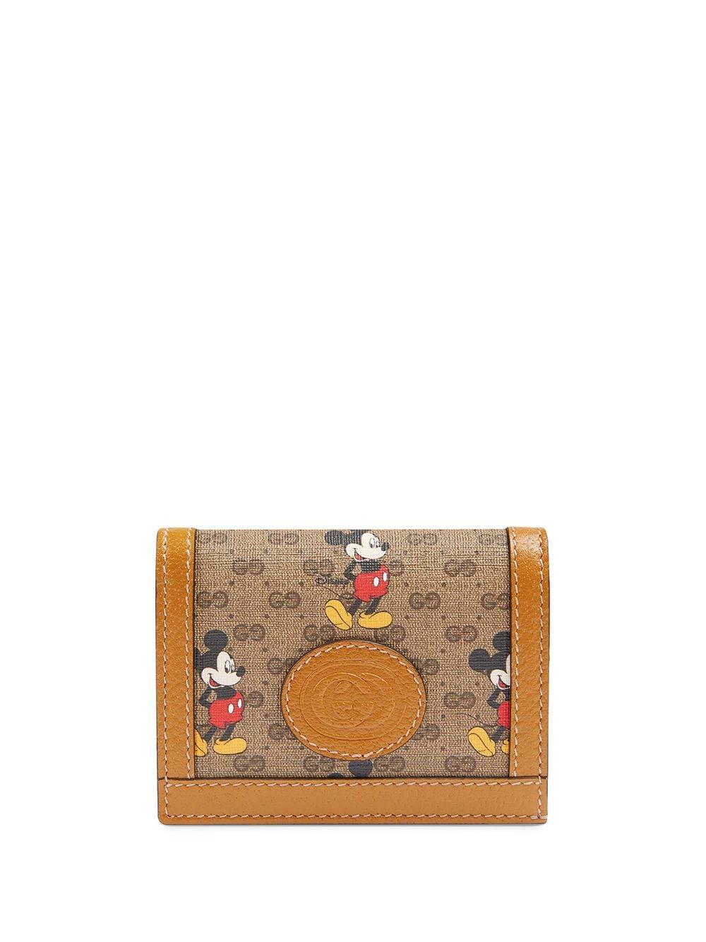 Cartera con de Mickey y de x Disney Gucci de color Marrón | Lyst