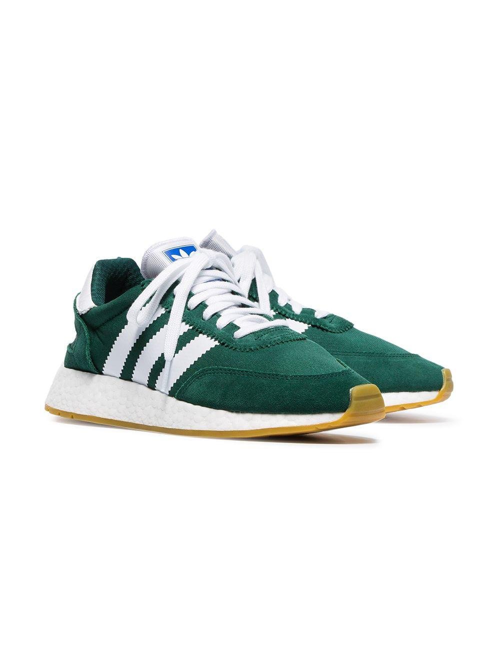 adidas Green And White I-5923 Mesh And Suede Leather Sneakers | Lyst
