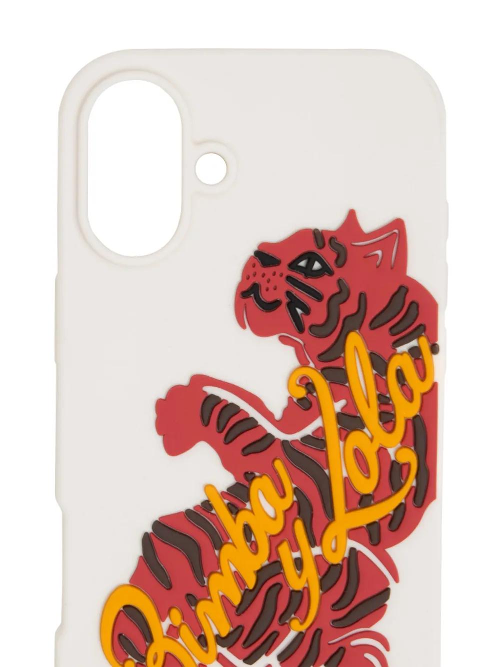 【BIMBA Y LOLA】レオパ柄スマホケース/iPhone 15 Pro Leopard heart iPhone 15 Pro case