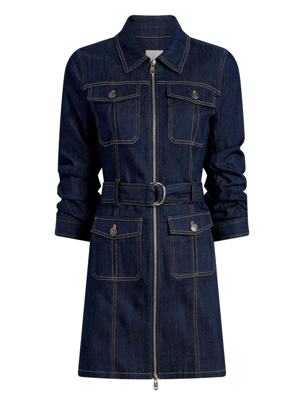 white christmas dresses Cinq à Sept Women's Indigo Denim Nova Dress