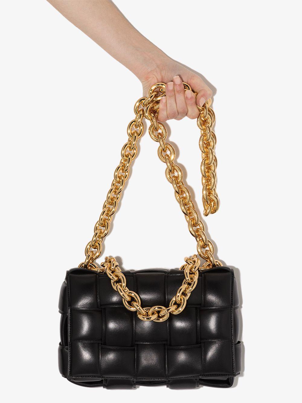 bottega veneta black chain bag