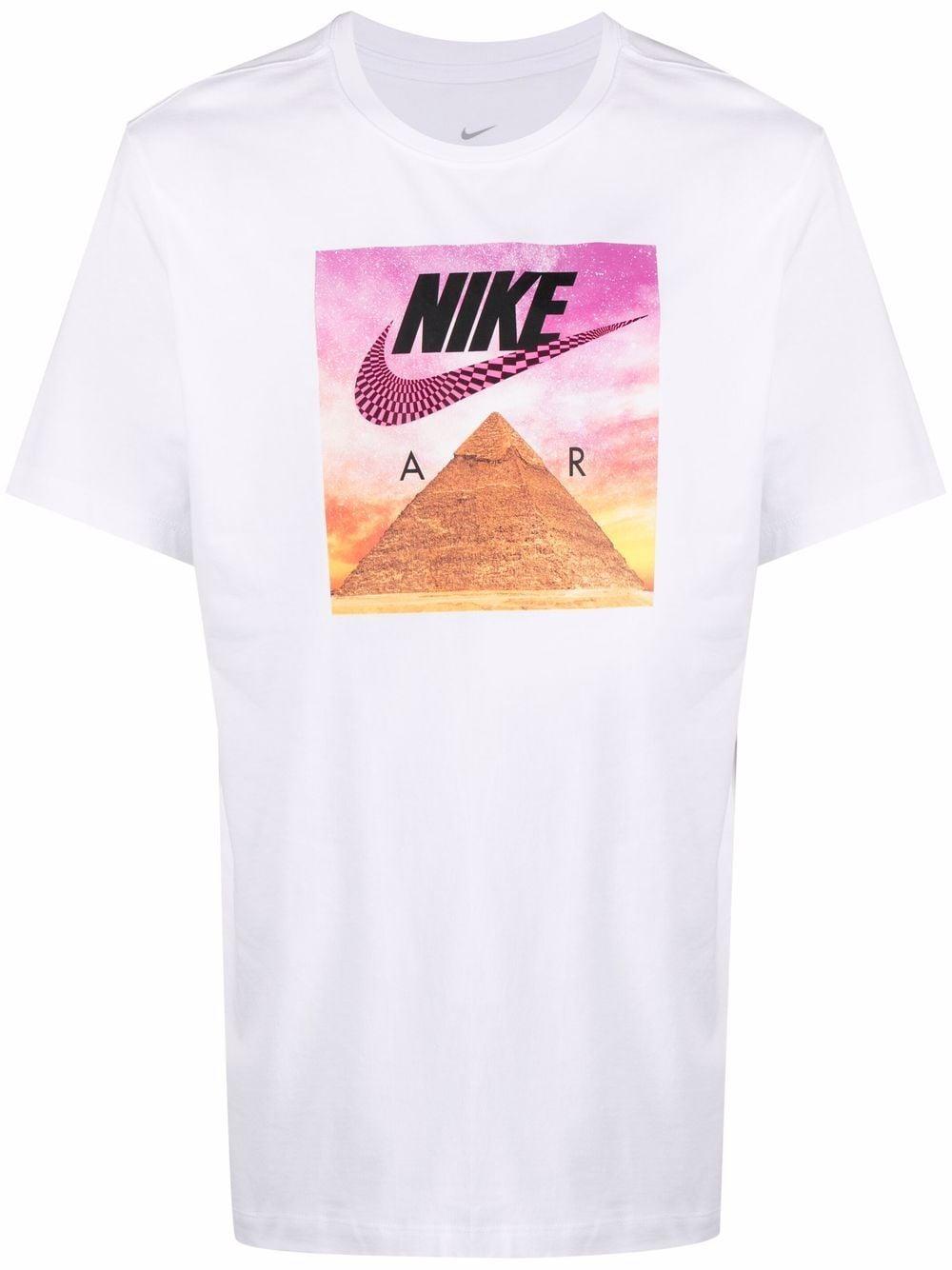 Camiseta con pirámide estampada Nike de Algodón de color Blanco para hombre  | Lyst