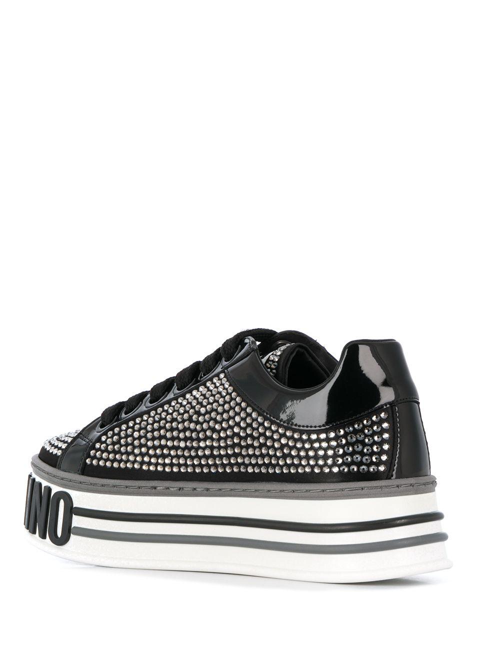 moschino platform trainers