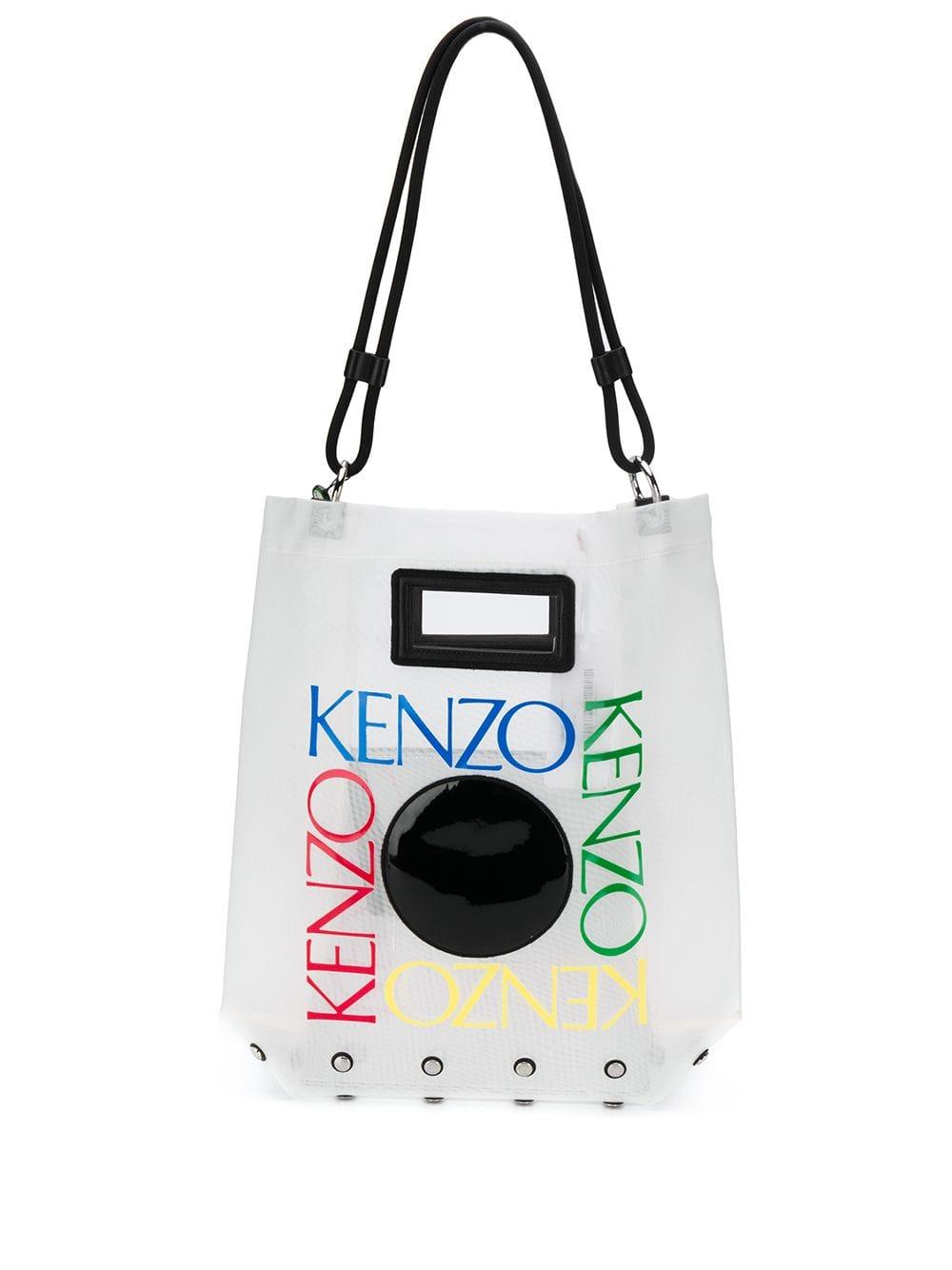 kenzo logo tote bag