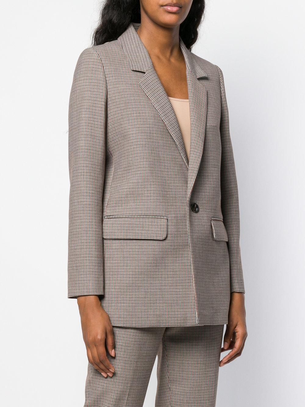 tweed fitted blazer