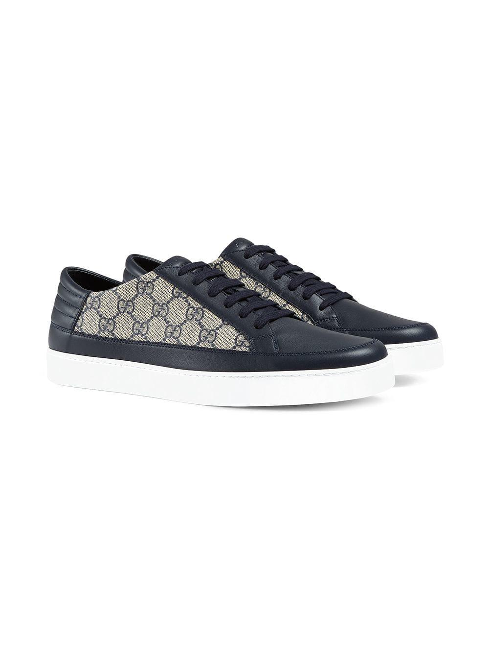 gucci common low gg supreme trainers