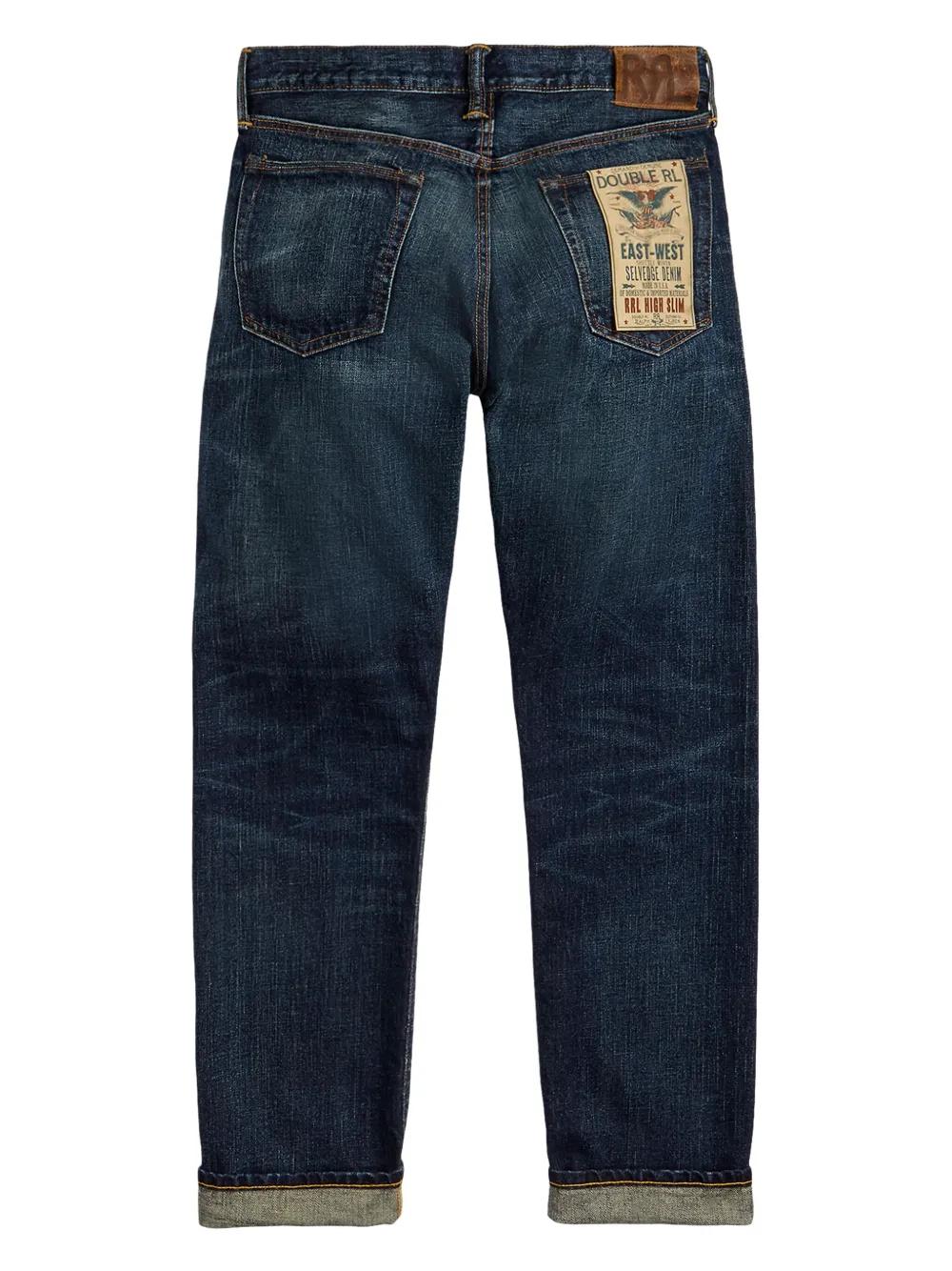 RRL High Slim Jeans in Blue for Men | Lyst