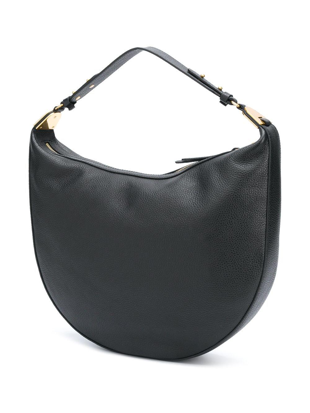 Coccinelle Rounded Leather Shoulder Bag in Black - Save 3% - Lyst