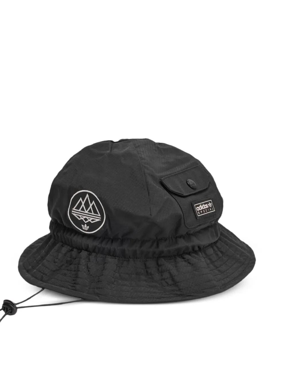 adidas Mod Spzl Logo-Patch Bucket Hat in Black for Men | Lyst