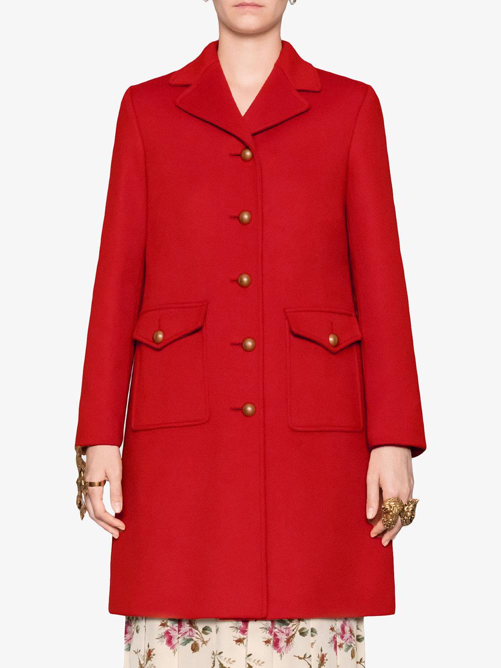 gucci double g coat
